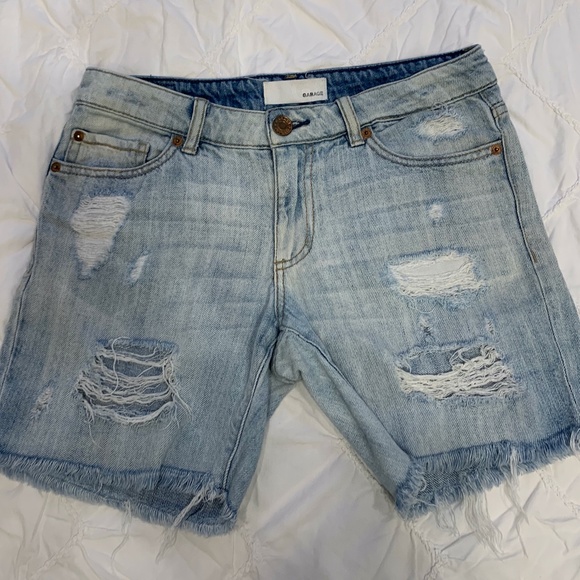 Garage Girlfriend Denim Shorts - Picture 1 of 3
